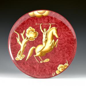 Plate from the Venatoria series - Gio Ponti, Società Ceramica Richard-Ginori, circa 1925-1928